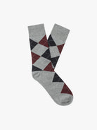 MEIAS ALGODÃO CINZENTAS PADRÕES MR. BLUE