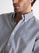 Mr. Blue Regular Fit Twill Shirt