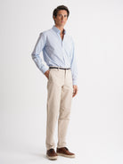 Camisa Popelina Regular Fit Azul Mr. Blue