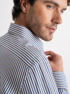 Mr. Blue Regular Fit Twill Shirt