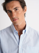 Camisa Popelina Regular Fit Azul Mr. Blue