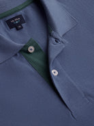 Polo Regular Fit Piquet Azul Mr. Blue