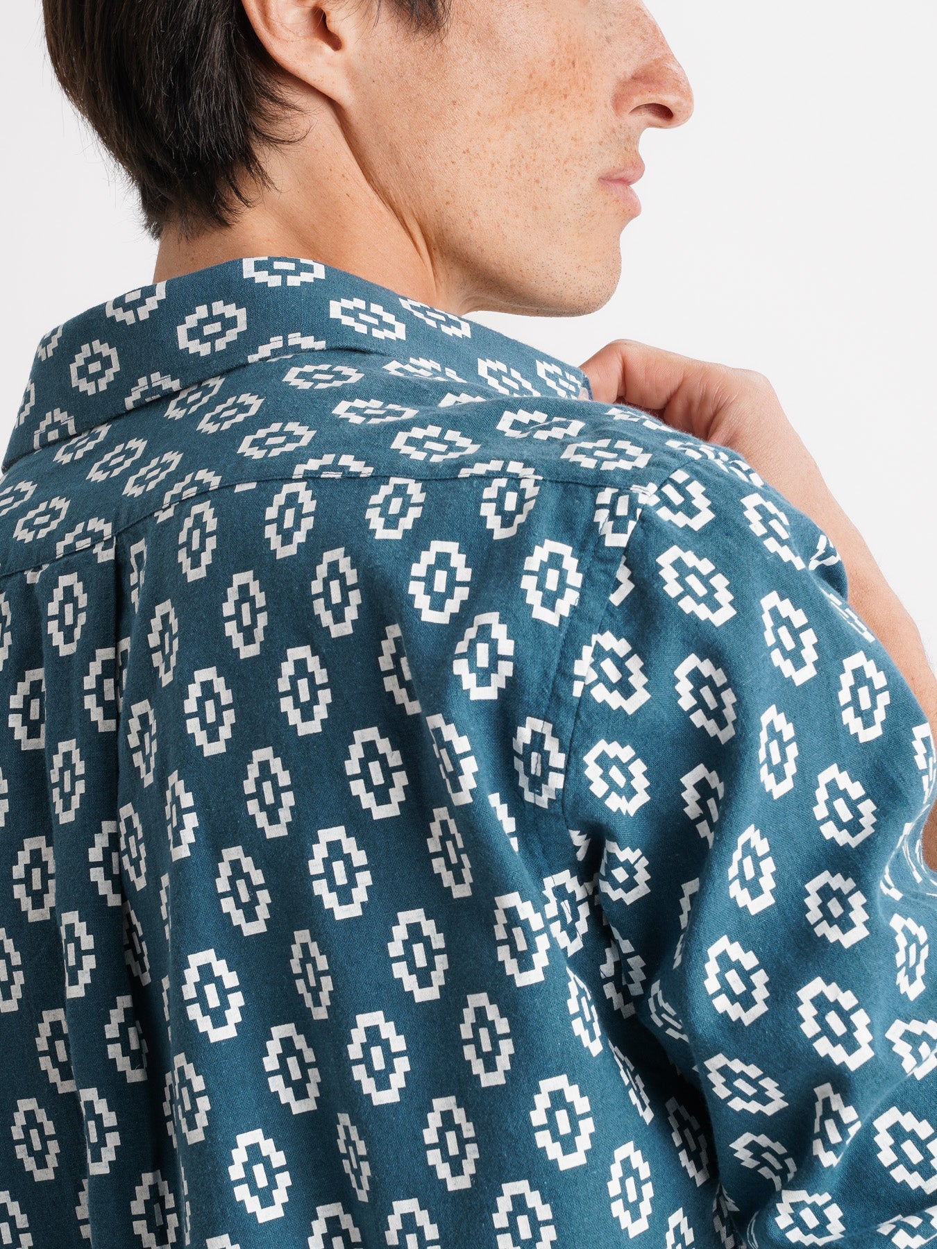 Regular Fit Blue Linen Shirt Mr. Blue