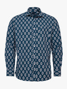 Regular Fit Blue Linen Shirt Mr. Blue