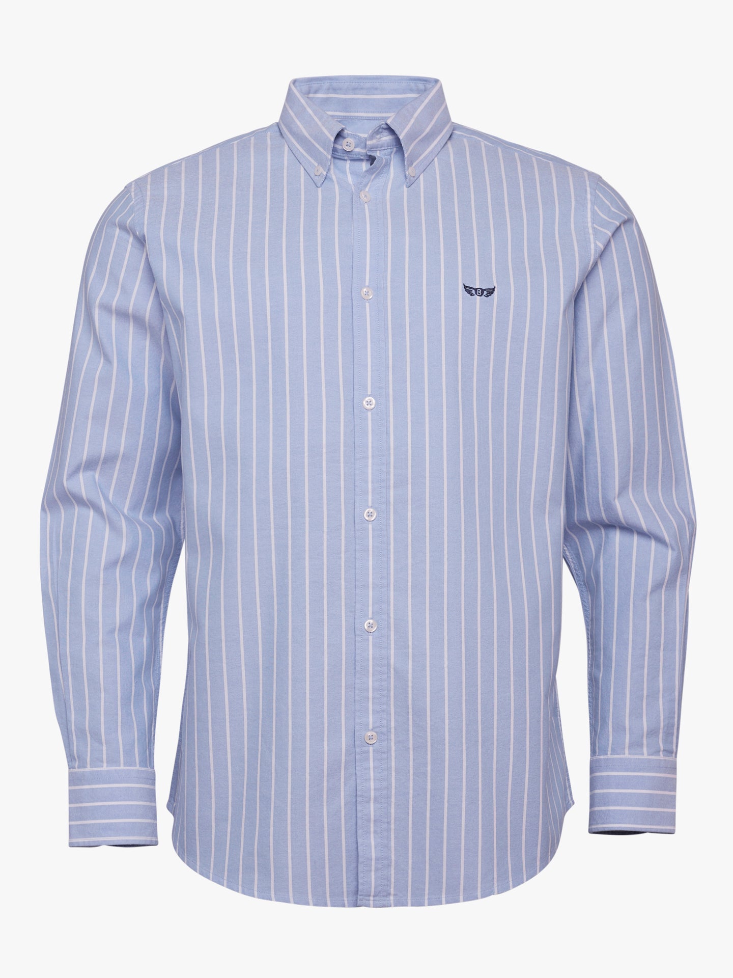 Camisa azul Oxford de corte estándar de Mr. Blue